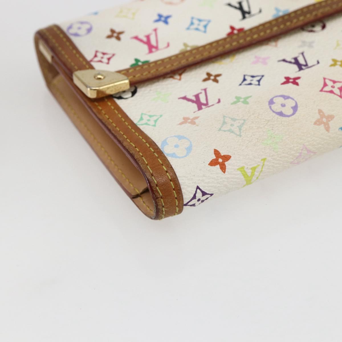 LOUIS VUITTON Multicolor Porte Tresor International Wallet M92659 LV Auth LNZ277