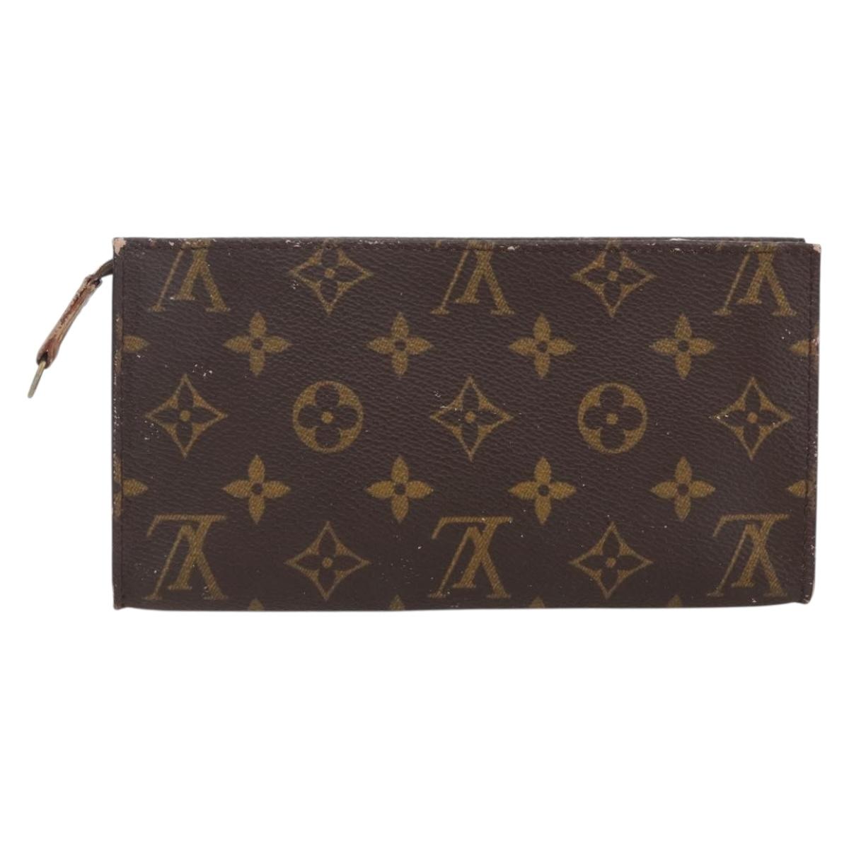LOUIS VUITTON Monogram Bucket GM Accessory Pouch LV Auth LNZ313