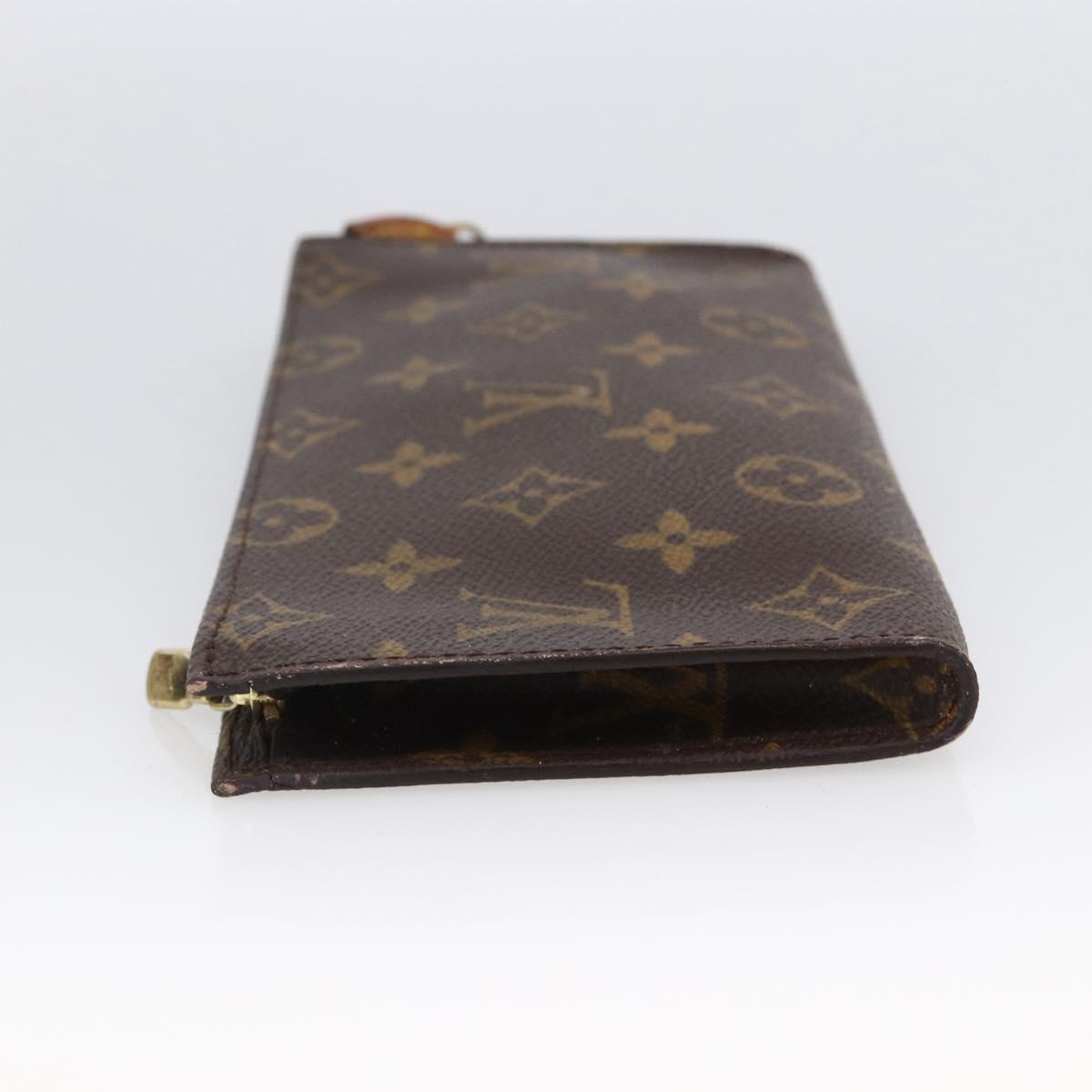 LOUIS VUITTON Monogram Bucket GM Accessory Pouch LV Auth LNZ313