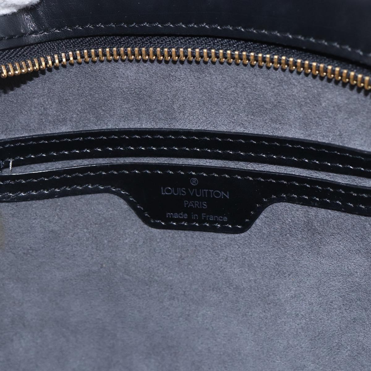 LOUIS VUITTON Epi Saint Jacques Hand Bag Black M52272 LV Auth LNZ321
