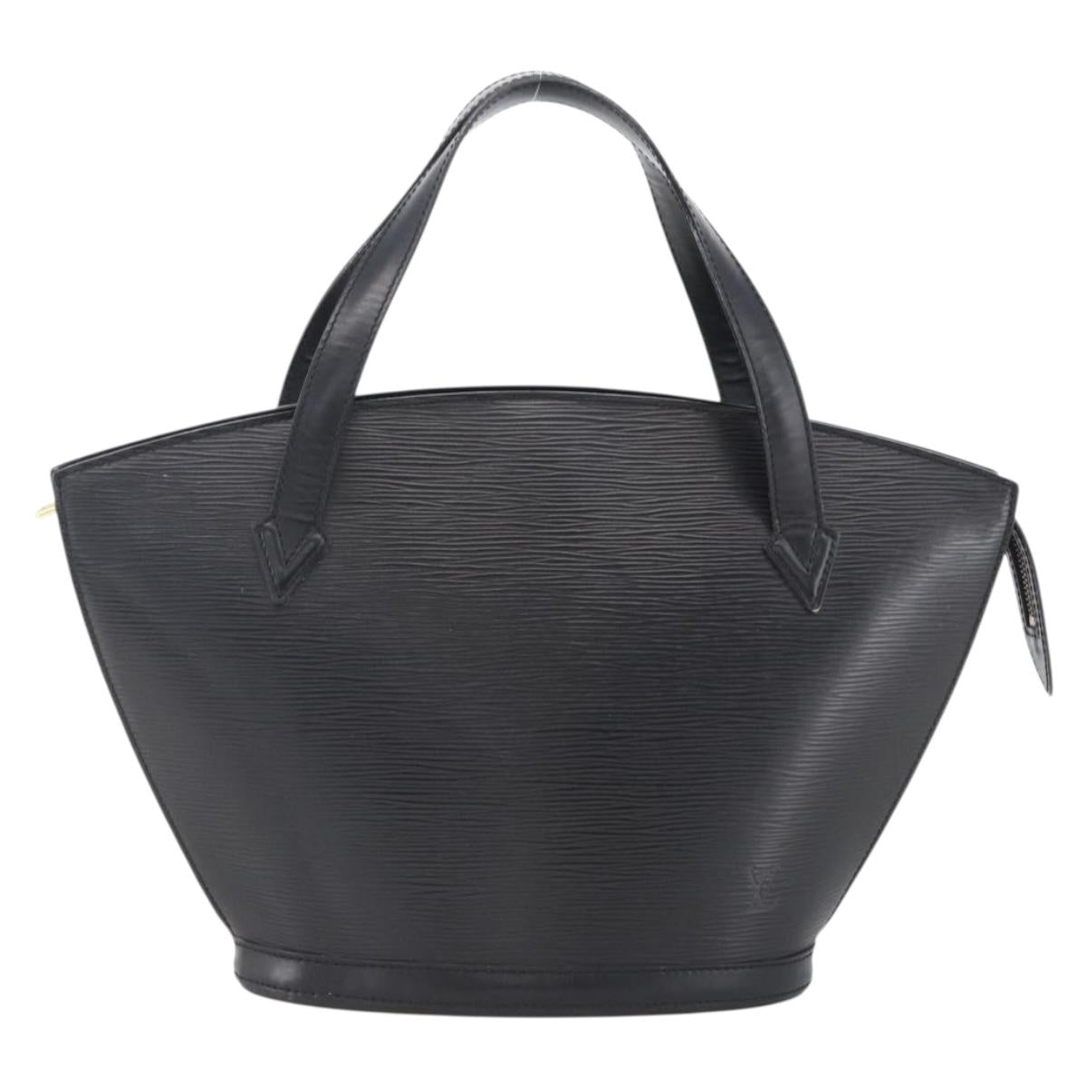 LOUIS VUITTON Epi Saint Jacques Hand Bag Black M52272 LV Auth LNZ321