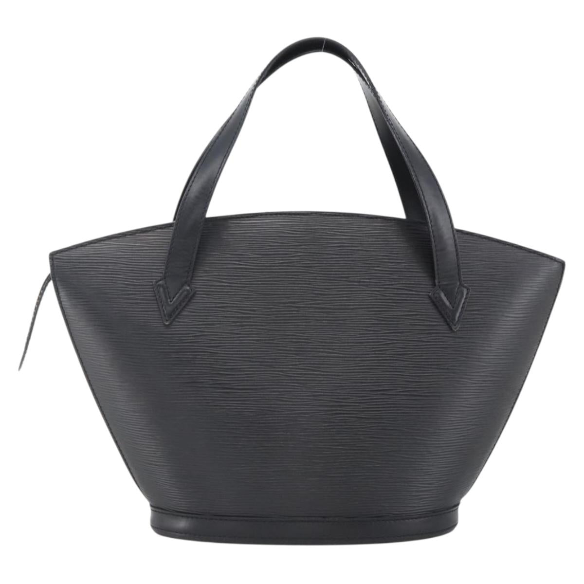 LOUIS VUITTON Epi Saint Jacques Hand Bag Black M52272 LV Auth LNZ321