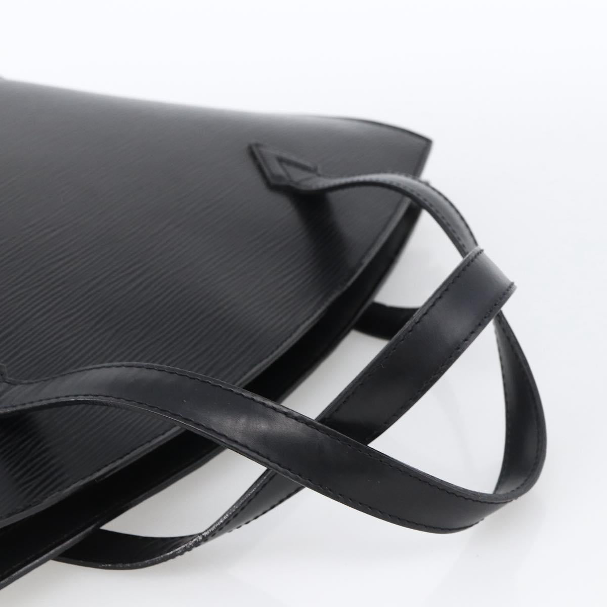 LOUIS VUITTON Epi Saint Jacques Hand Bag Black M52272 LV Auth LNZ321