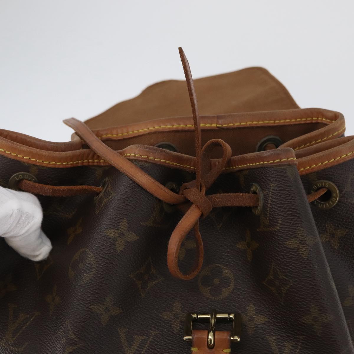 LOUIS VUITTON Monogram Montsouris MM Backpack M51136 LV Auth LNZ322