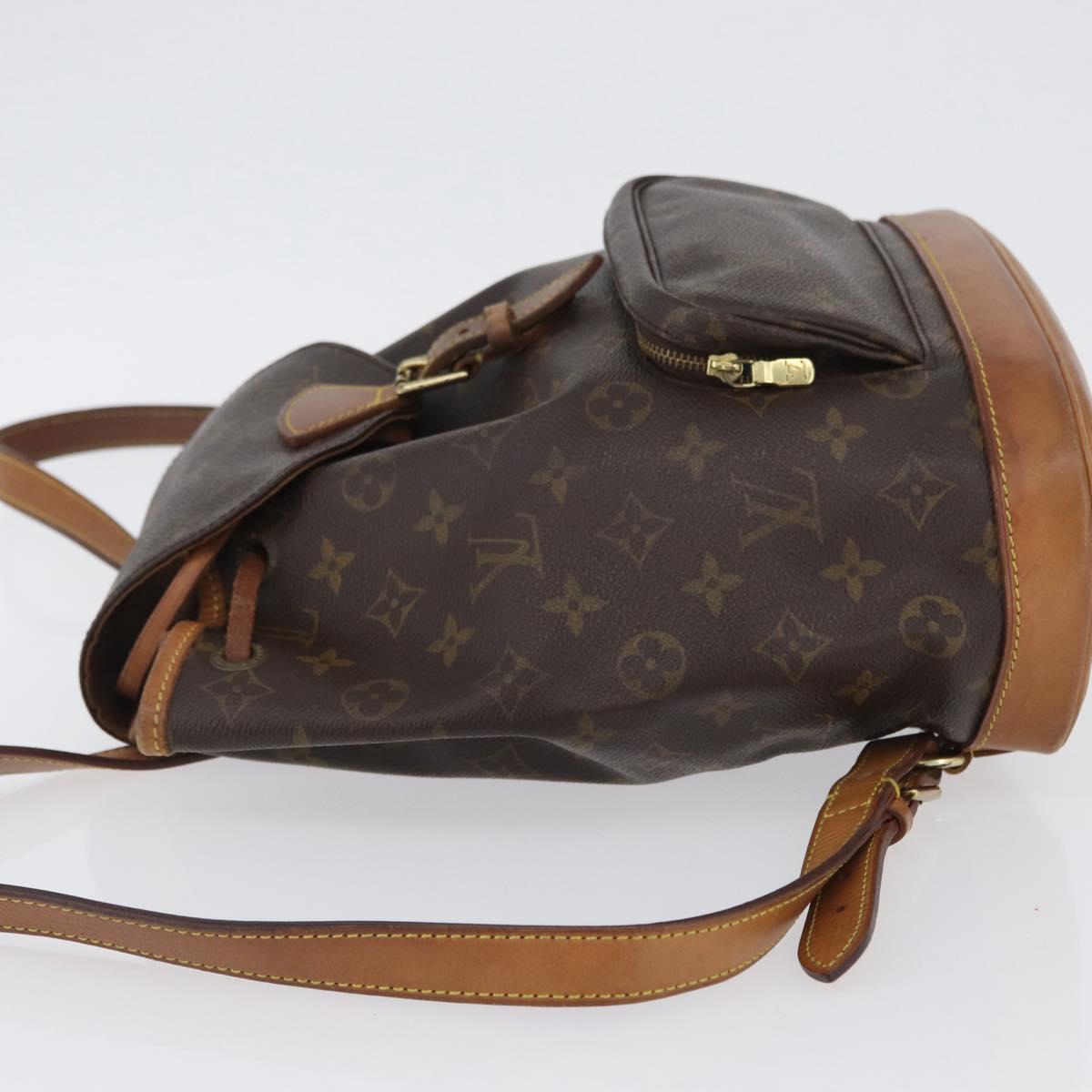 LOUIS VUITTON Monogram Montsouris MM Backpack M51136 LV Auth LNZ322