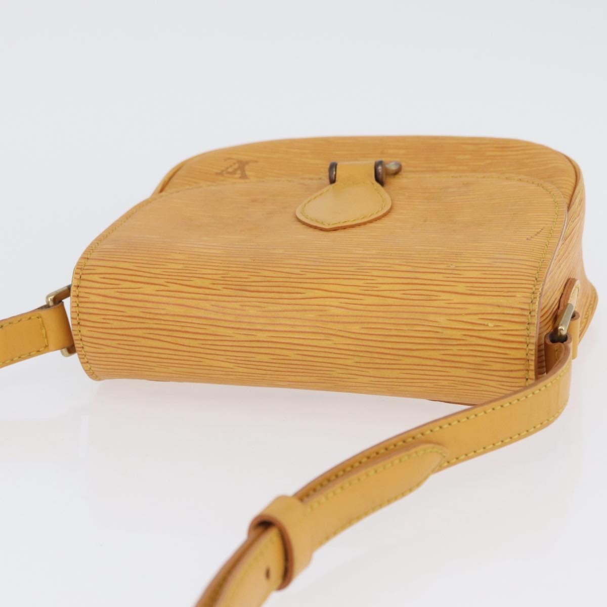 LOUIS VUITTON Epi Saint Cloud PM Shoulder Bag Yellow M52219 LV Auth LNZ331