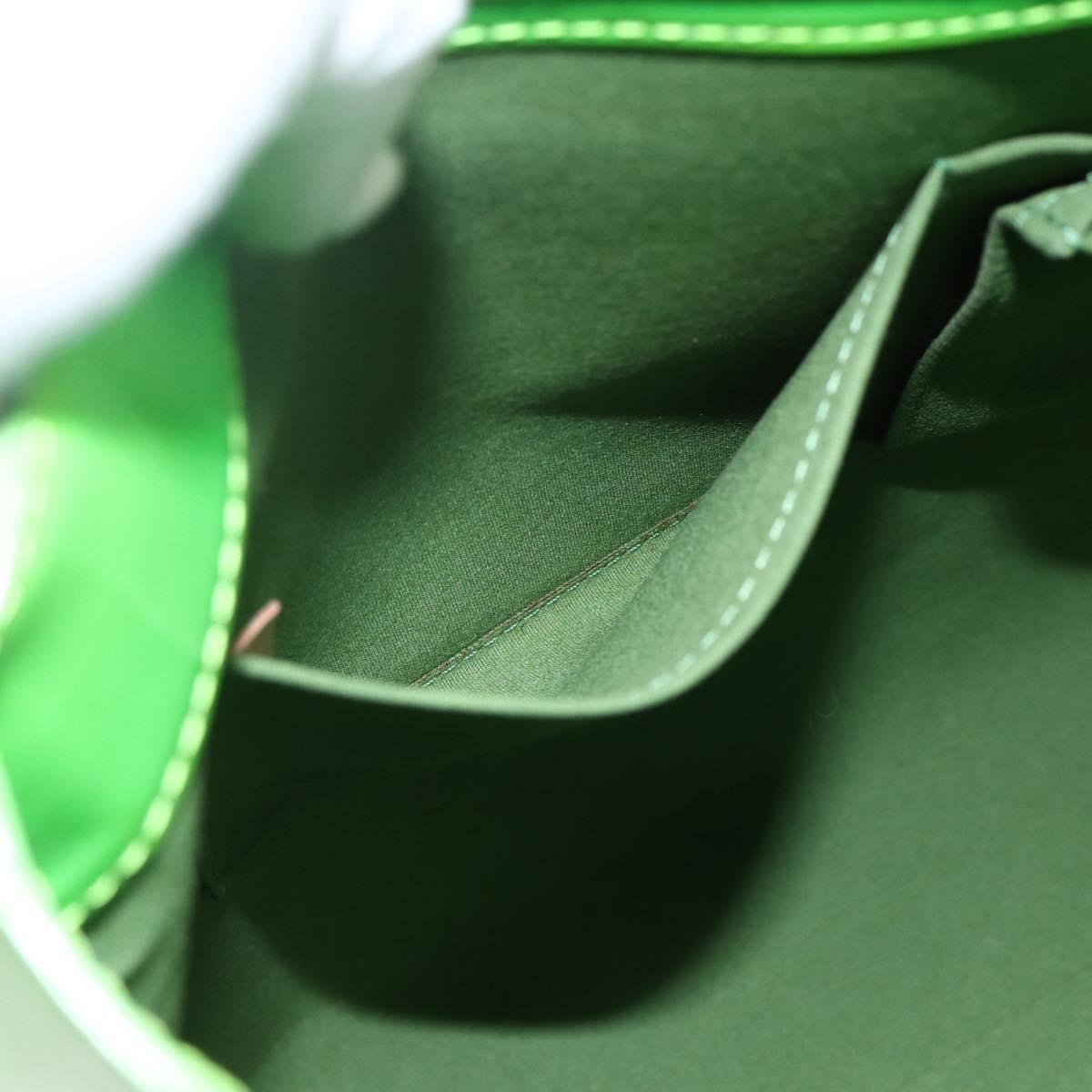 LOUIS VUITTON Monogram Vernis Fluo Reade MM Tote Bag Veil M91901 LV Auth LNZ334V