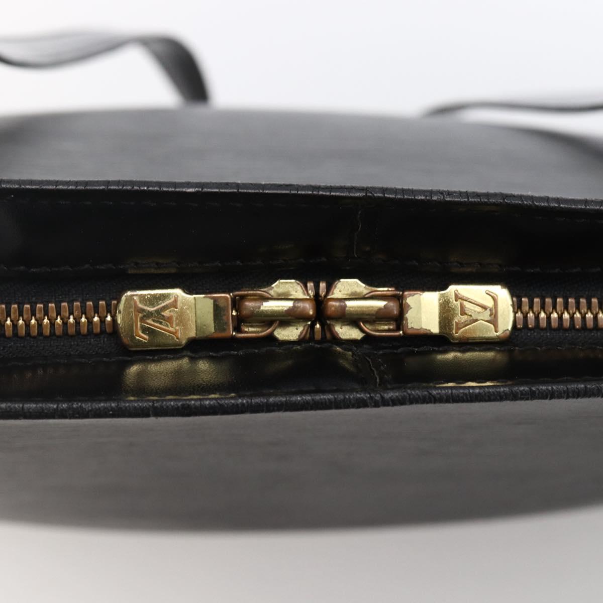 LOUIS VUITTON Epi Lussac Shoulder Bag Black M52282 LV Auth LNZ347