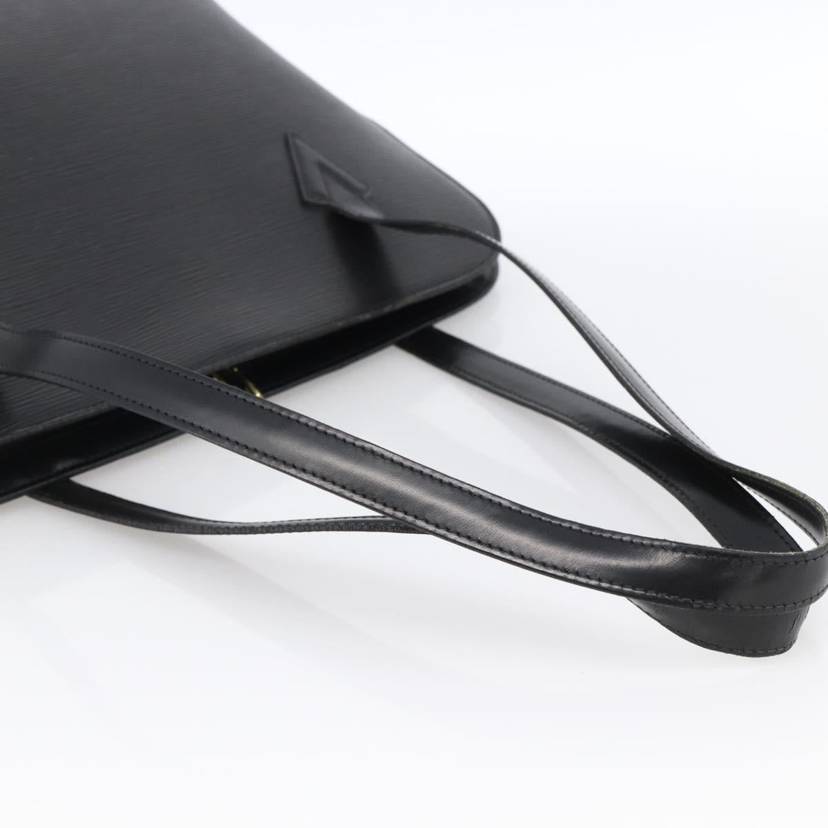 LOUIS VUITTON Epi Lussac Shoulder Bag Black M52282 LV Auth LNZ347
