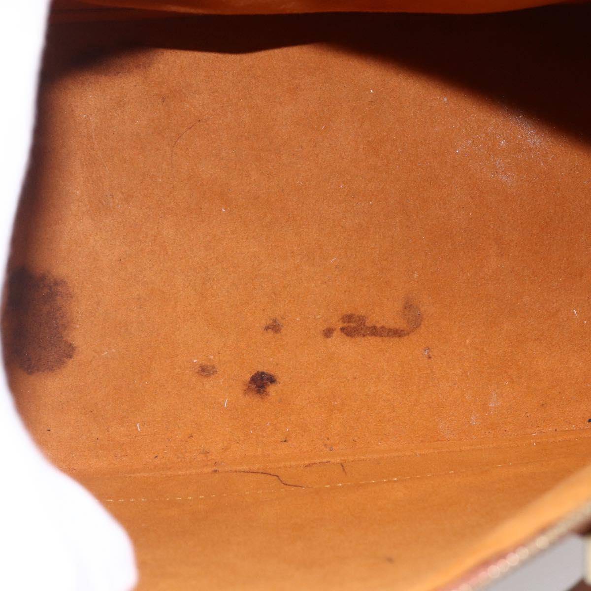 LOUIS VUITTON Epi Alma Hand Bag Brown Zipangu Gold M52148 LV Auth LNZ351