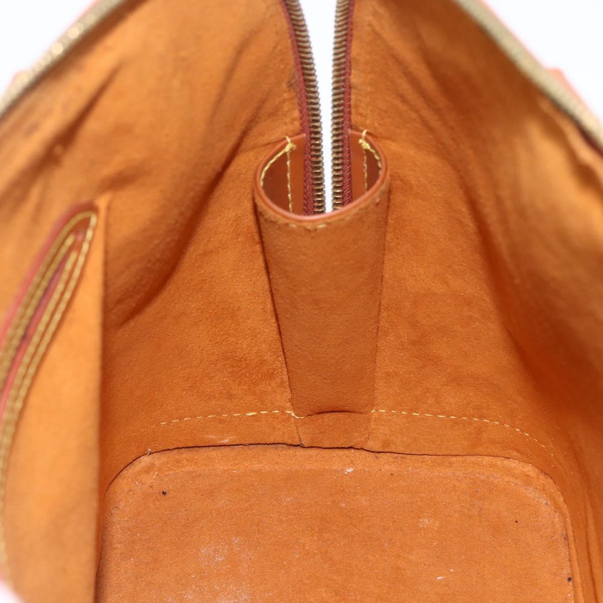 LOUIS VUITTON Epi Alma Hand Bag Brown Zipangu Gold M52148 LV Auth LNZ351