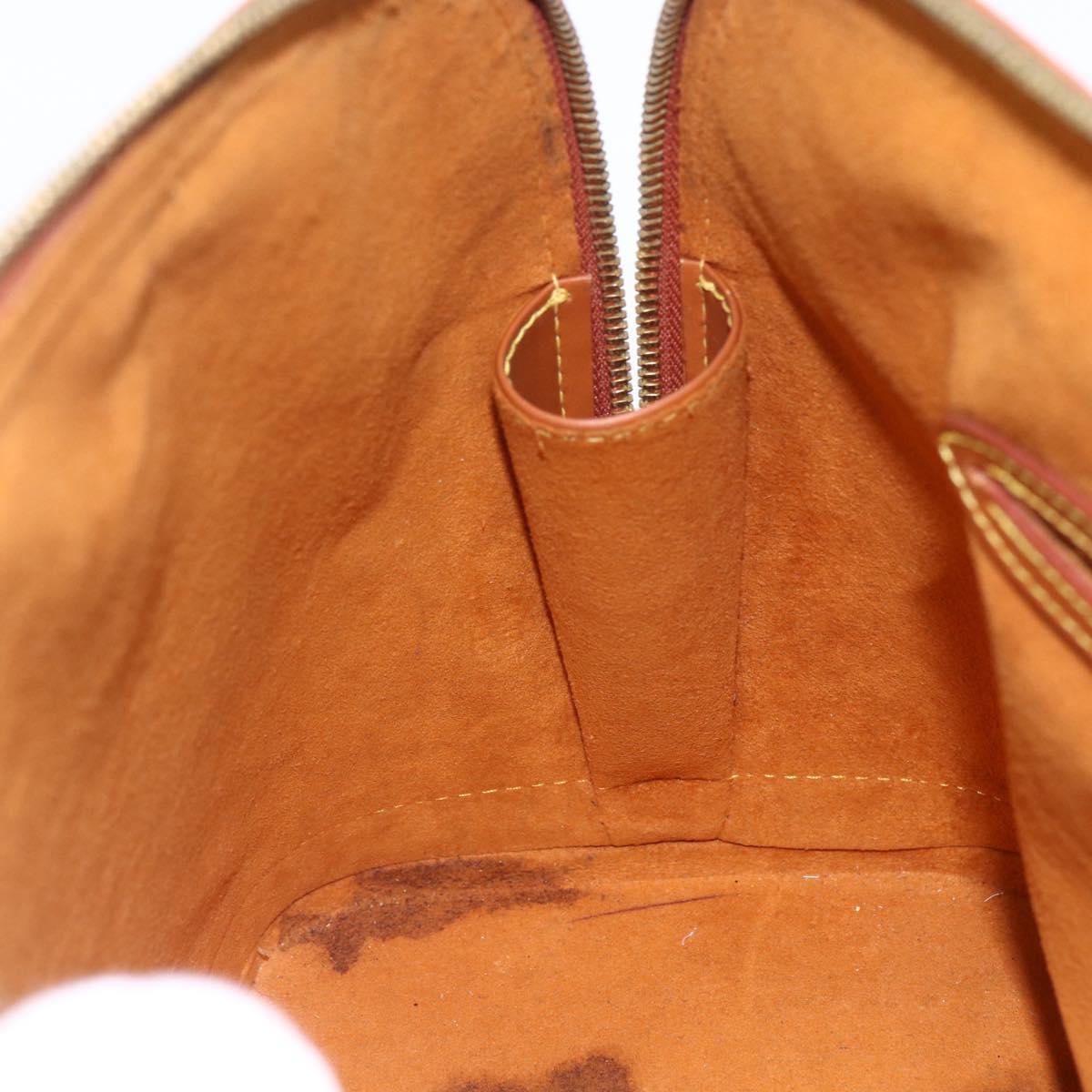 LOUIS VUITTON Epi Alma Hand Bag Brown Zipangu Gold M52148 LV Auth LNZ351