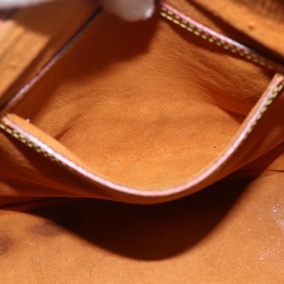 LOUIS VUITTON Epi Alma Hand Bag Brown Zipangu Gold M52148 LV Auth LNZ351