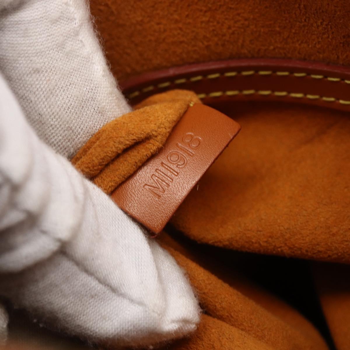 LOUIS VUITTON Epi Alma Hand Bag Brown Zipangu Gold M52148 LV Auth LNZ351