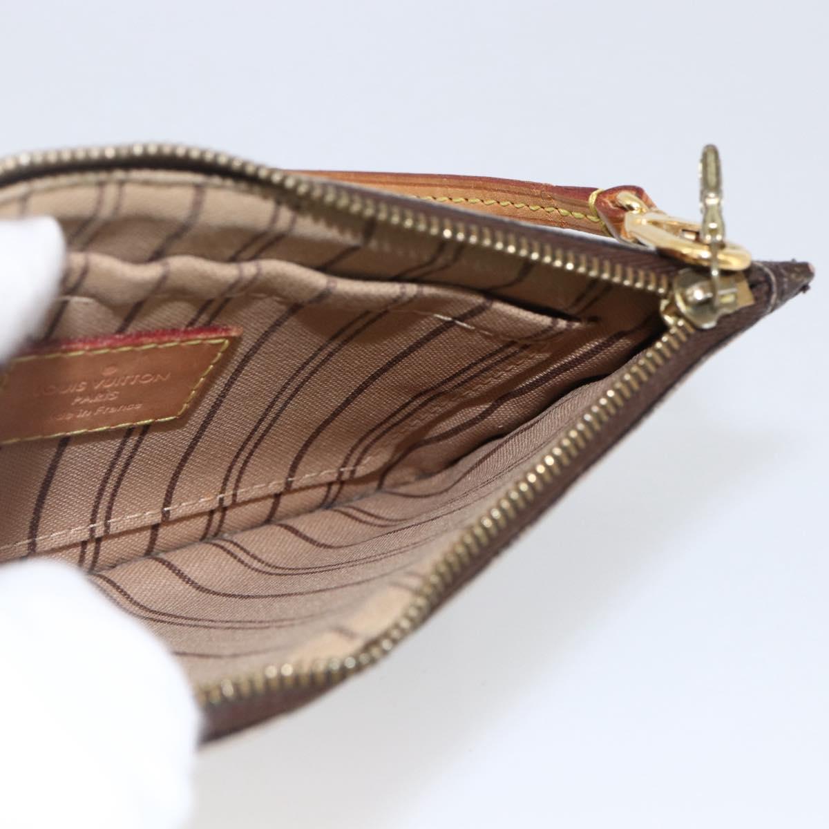 LOUIS VUITTON Monogram Neverfull PM Accessory Pouch LV Auth LNZ359