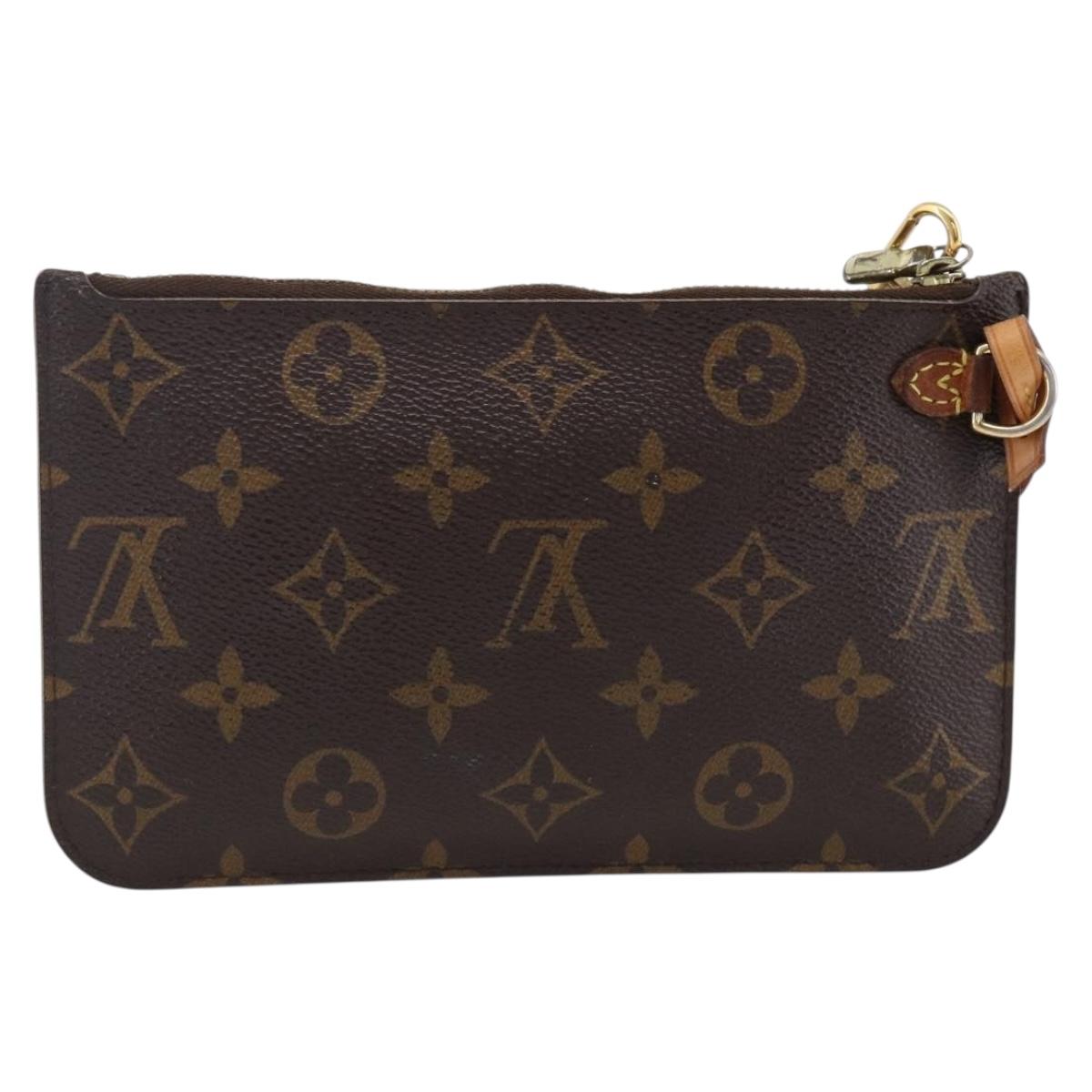 LOUIS VUITTON Monogram Neverfull PM Accessory Pouch LV Auth LNZ359