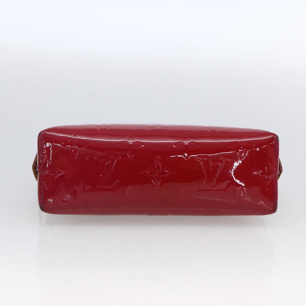 LOUIS VUITTON Vernis Pochette Cosmetic Pouch Rose Indian M90009 LV Auth LNZ362