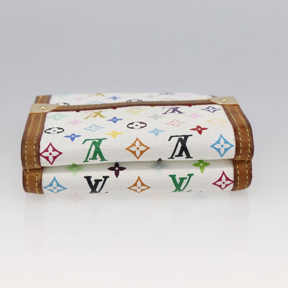 LOUIS VUITTON Multicolor Porte Monnaie Billets Cartes Credit M92983 Auth LNZ364