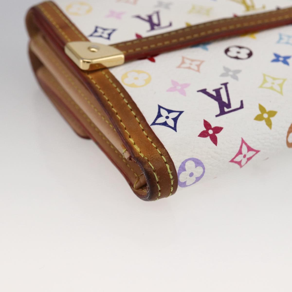 LOUIS VUITTON Multicolor Porte Monnaie Billets Cartes Credit M92983 Auth LNZ364