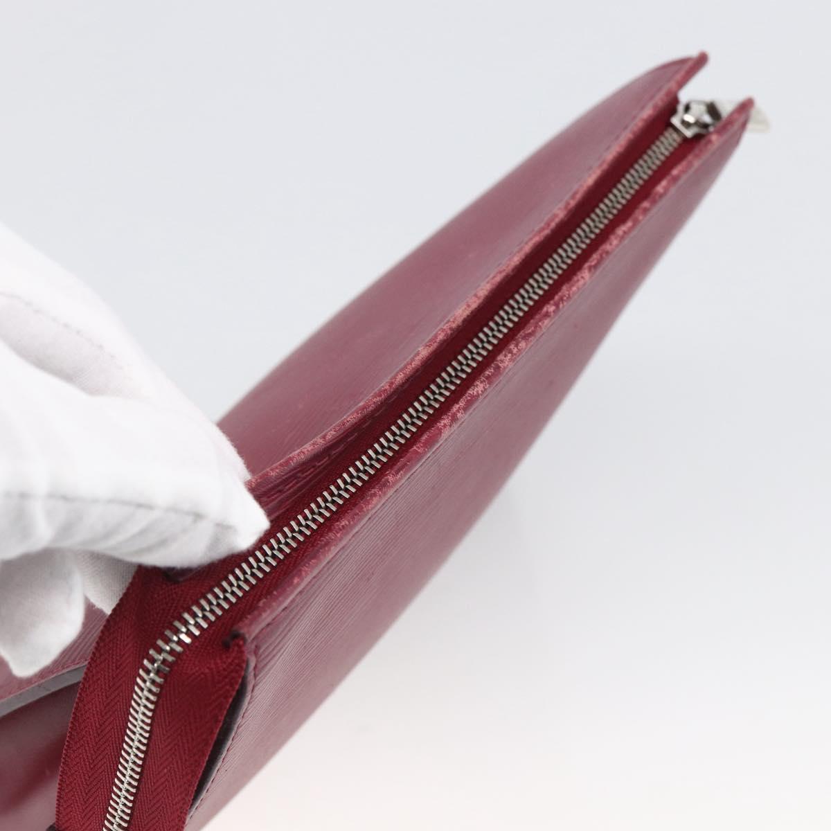 LOUIS VUITTON Epi Poche Toilette 19 Pouch Fuchsia M41080 LV Auth LNZ366