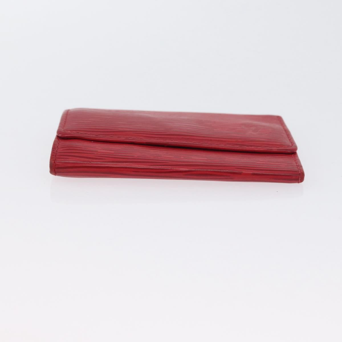 LOUIS VUITTON Epi Wallet 3 Set Red Blue LV Auth LNZ371