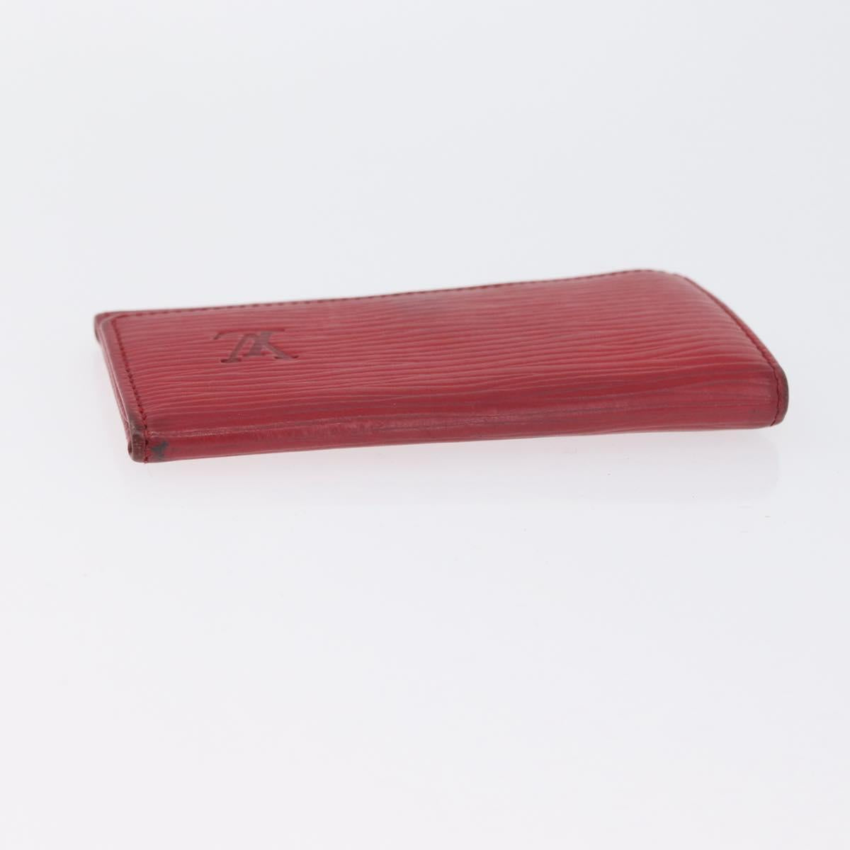 LOUIS VUITTON Epi Wallet 3 Set Red Blue LV Auth LNZ371