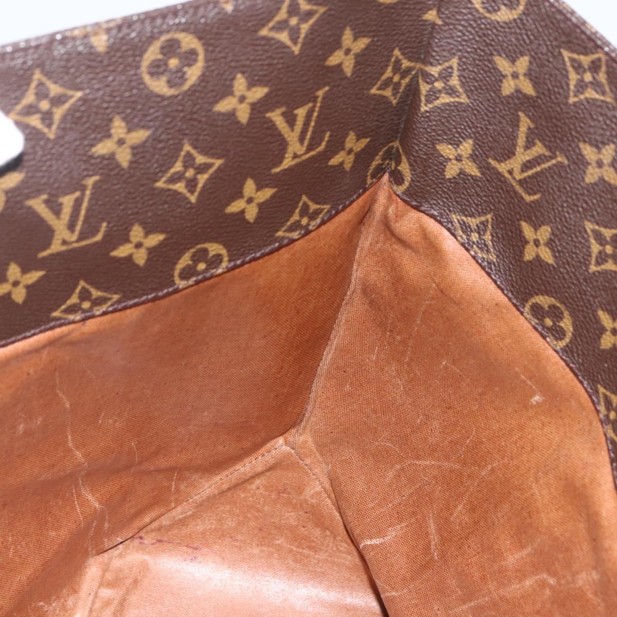 LOUIS VUITTON Monogram Sac Shopping Tote Bag M51108 LV Auth LNZ381