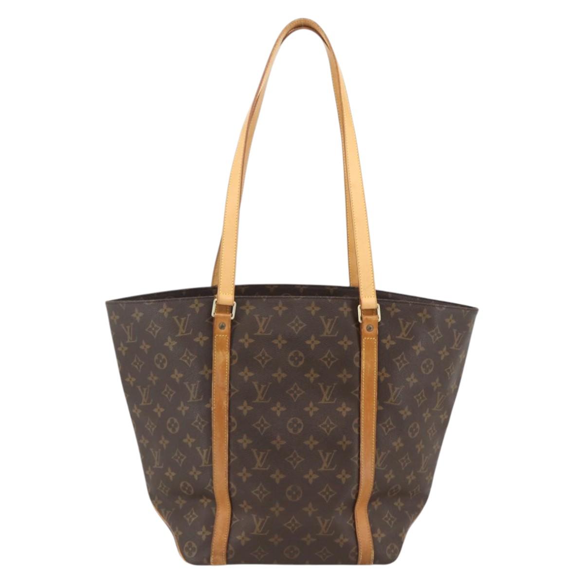LOUIS VUITTON Monogram Sac Shopping Tote Bag M51108 LV Auth LNZ381