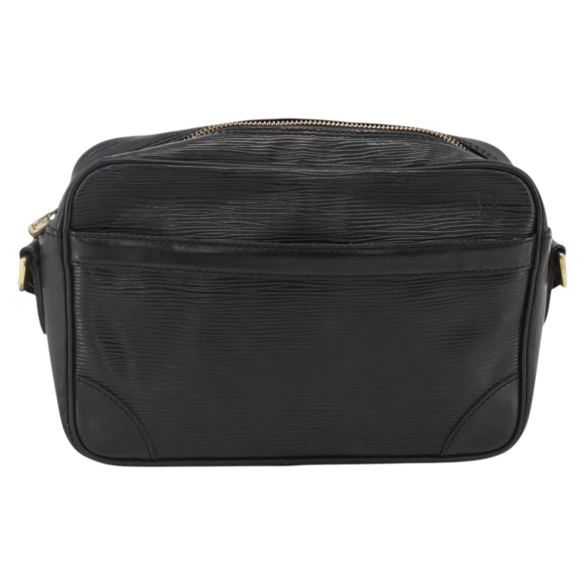 LOUIS VUITTON Epi Trocadero 23 Shoulder Bag Black M52302 LV Auth LNZ386