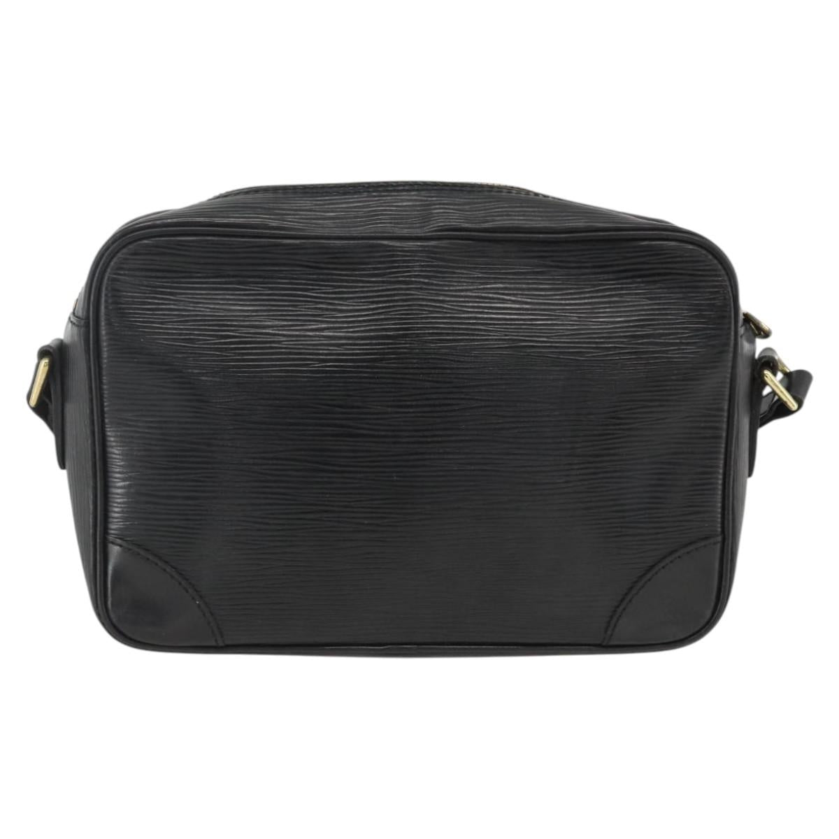 LOUIS VUITTON Epi Trocadero 23 Shoulder Bag Black M52302 LV Auth LNZ386