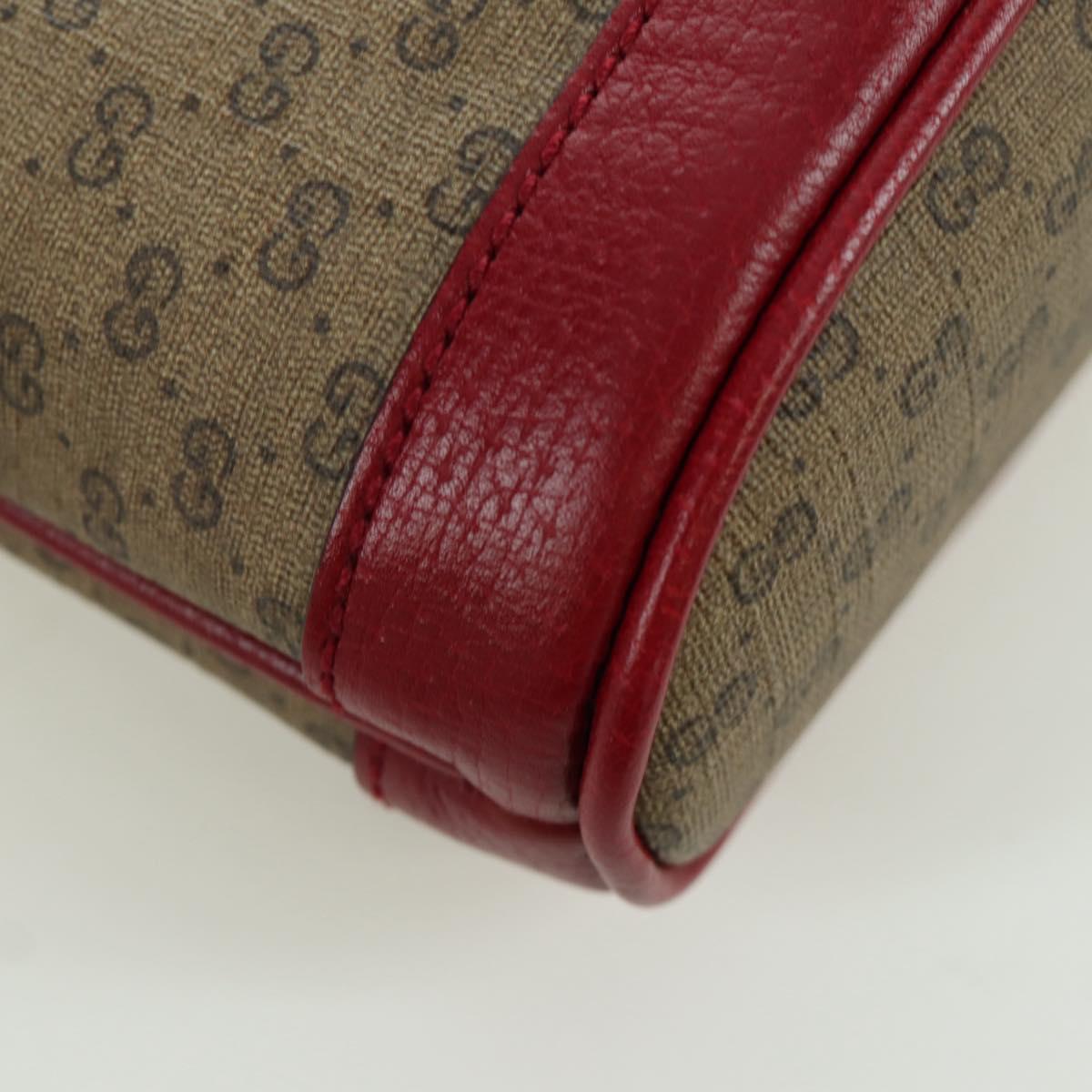 GUCCI GUCCI × Doraemon Micro GG Supreme Bag PVC Beige Gold 647801 Auth LNZ389SM