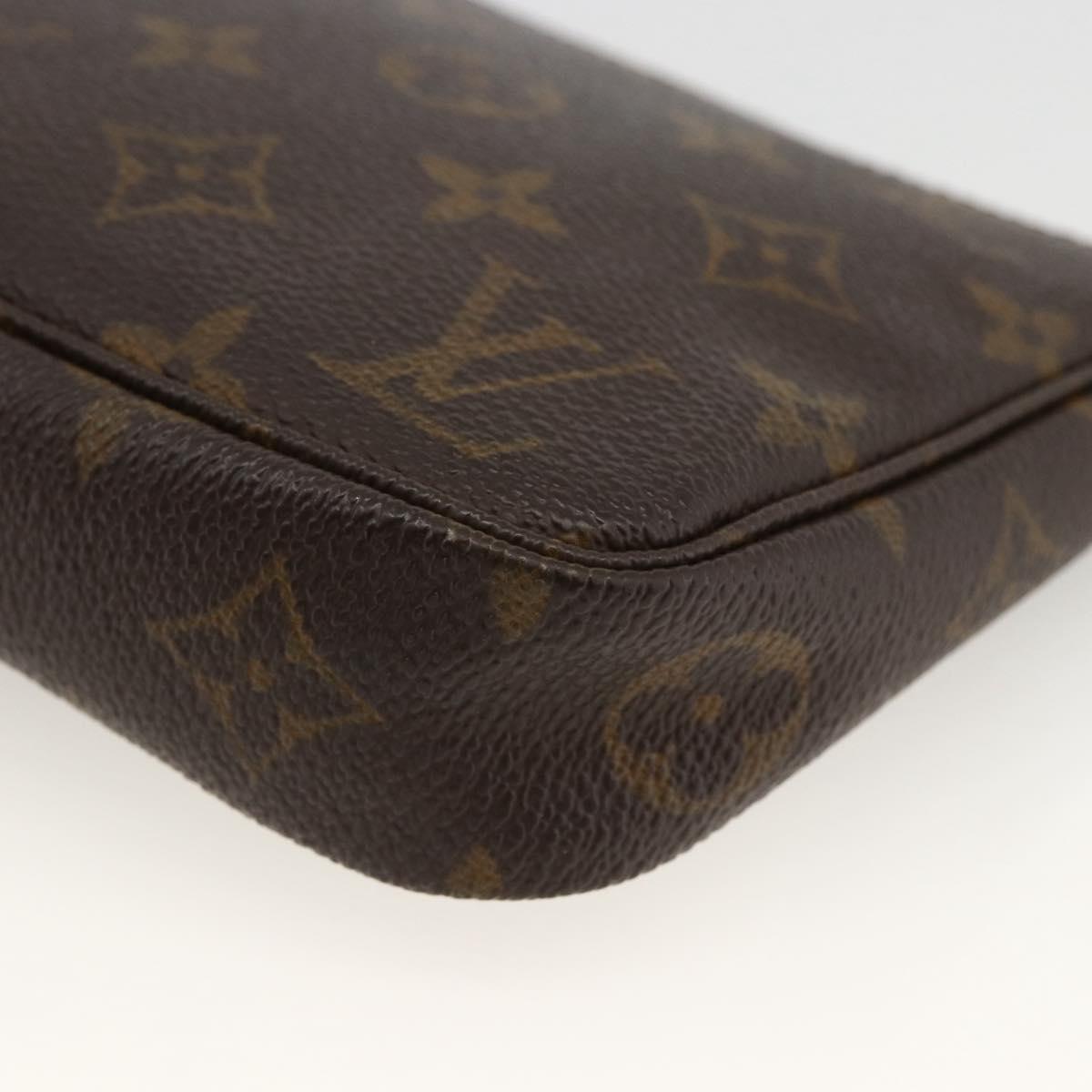 LOUIS VUITTON Monogram Pochette Accessoires Pouch M51980 LV Auth LNZ400