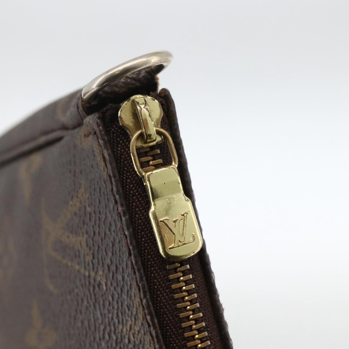 LOUIS VUITTON Monogram Pochette Accessoires Pouch M51980 LV Auth LNZ400