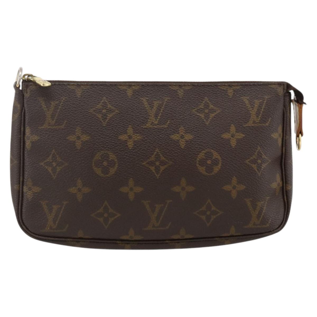 LOUIS VUITTON Monogram Pochette Accessoires Pouch M51980 LV Auth LNZ400