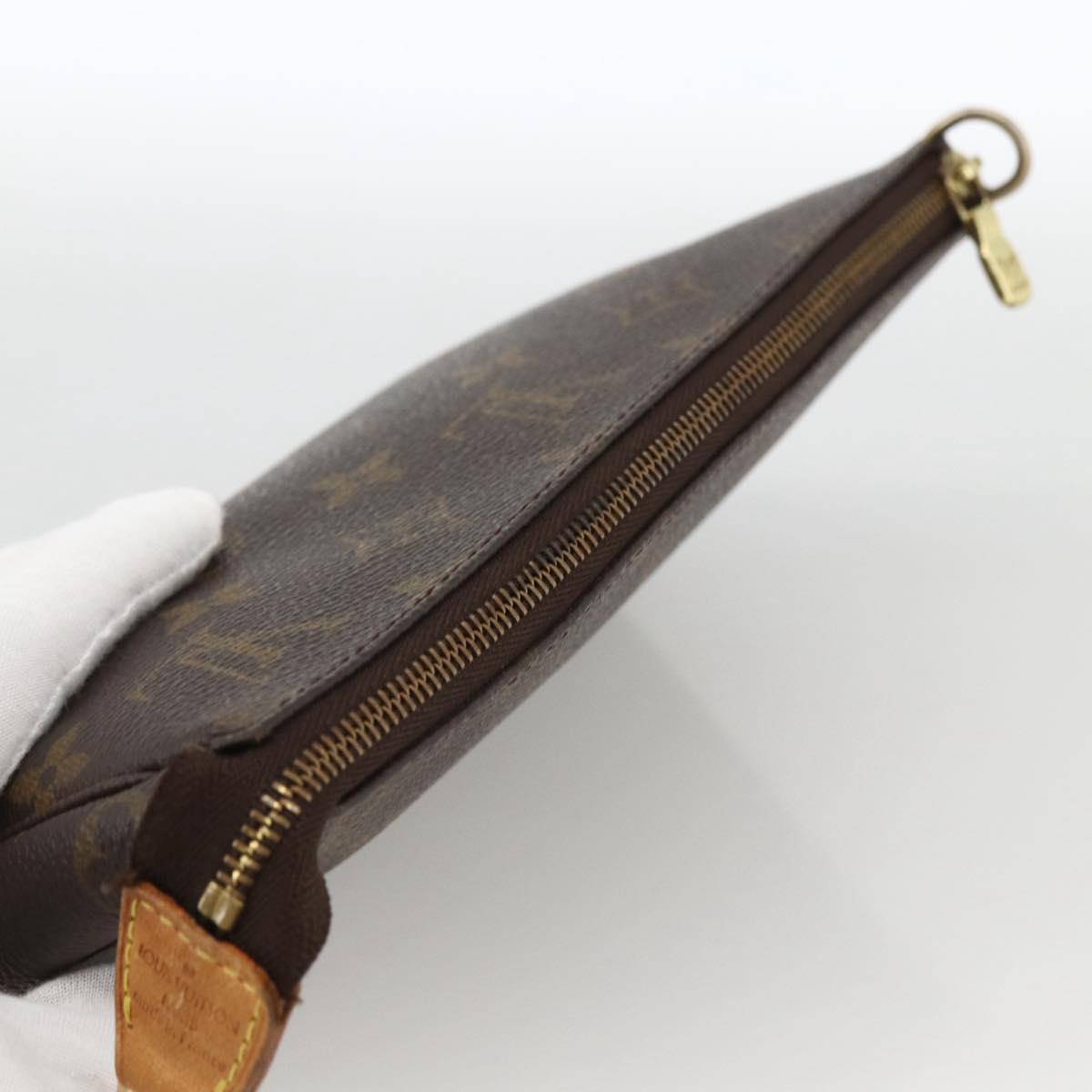 LOUIS VUITTON Monogram Pochette Accessoires Pouch M51980 LV Auth LNZ400
