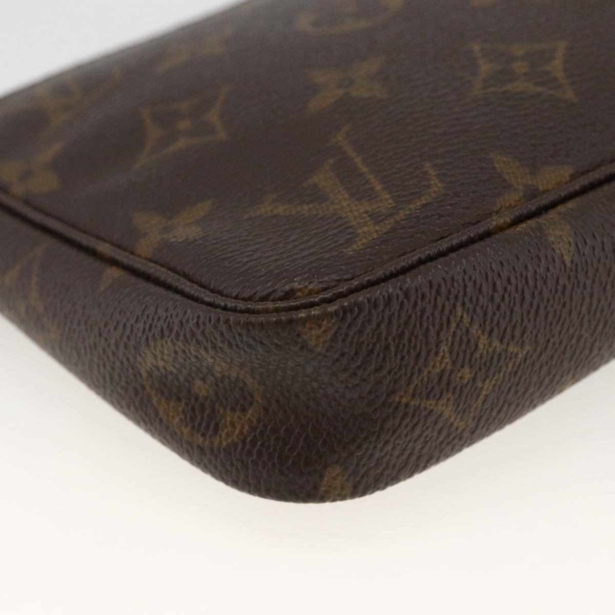 LOUIS VUITTON Monogram Pochette Accessoires Pouch M51980 LV Auth LNZ400