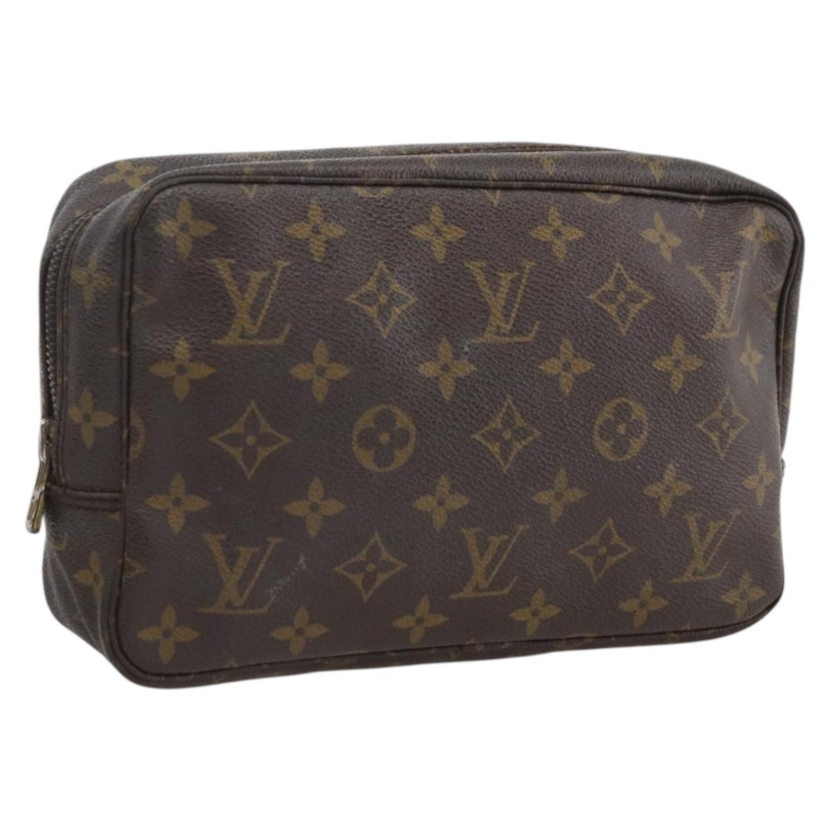 LOUIS VUITTON Monogram Trousse Toilette 23 Clutch Bag M47524 LV Auth LNZ401