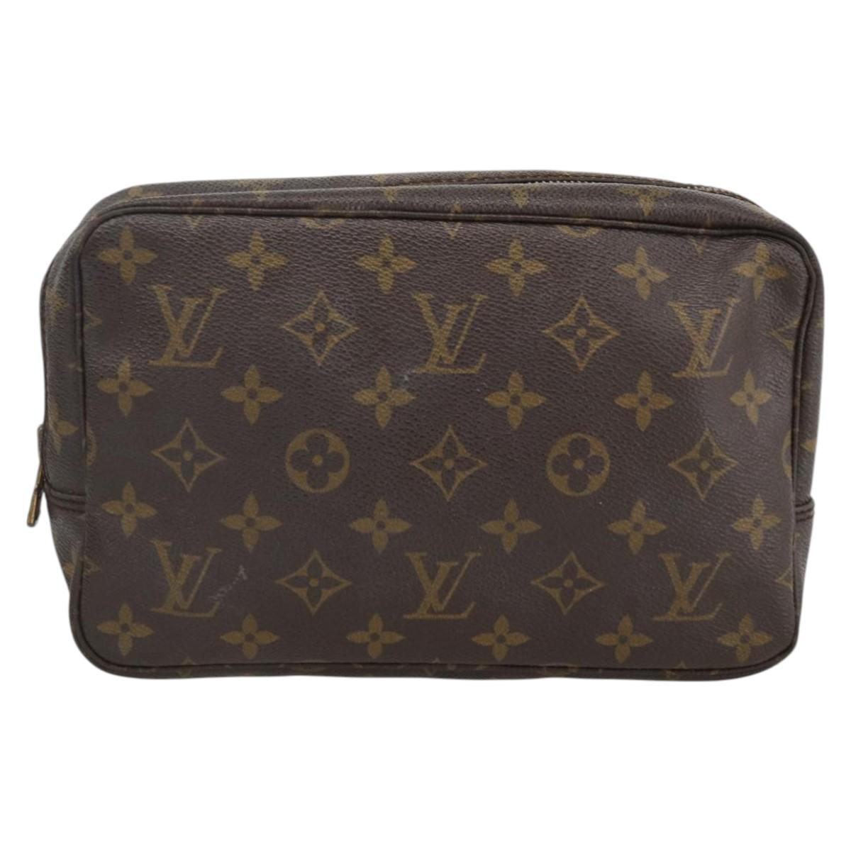 LOUIS VUITTON Monogram Trousse Toilette 23 Clutch Bag M47524 LV Auth LNZ401
