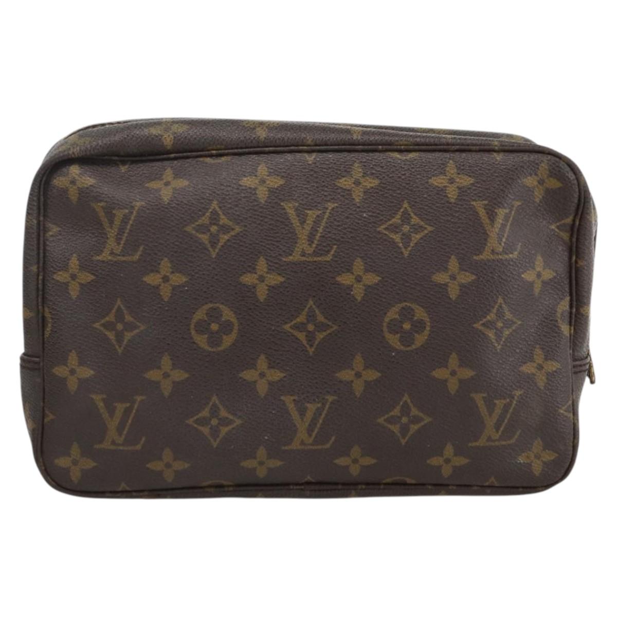 LOUIS VUITTON Monogram Trousse Toilette 23 Clutch Bag M47524 LV Auth LNZ401