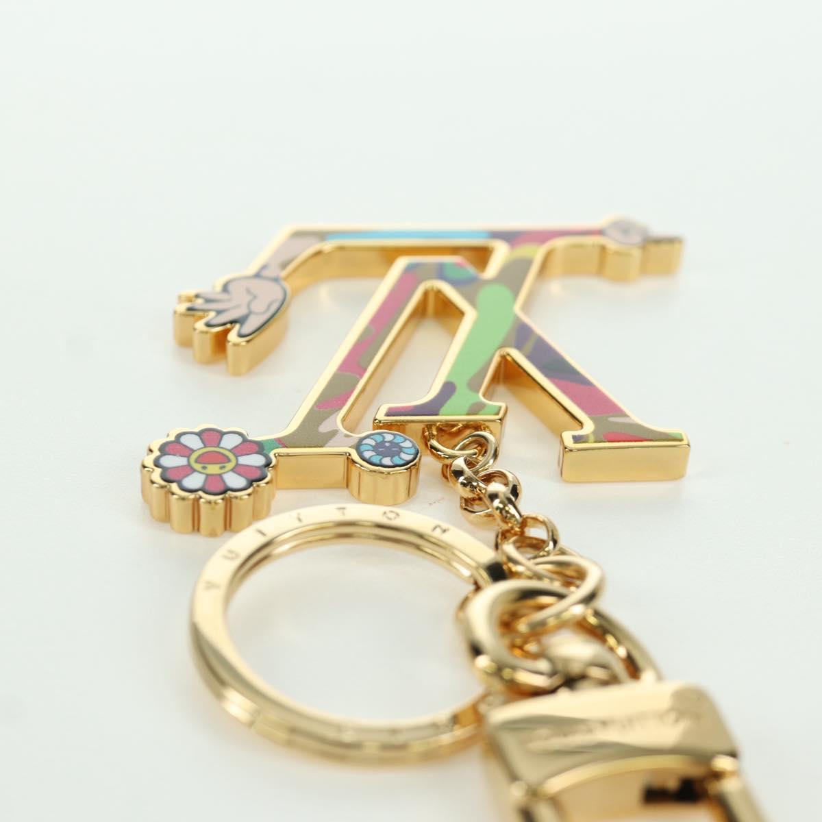 LOUIS VUITTON LV Iconic Superflat Charm metal Gold Tone M02468 LV Auth LNZ409SAM
