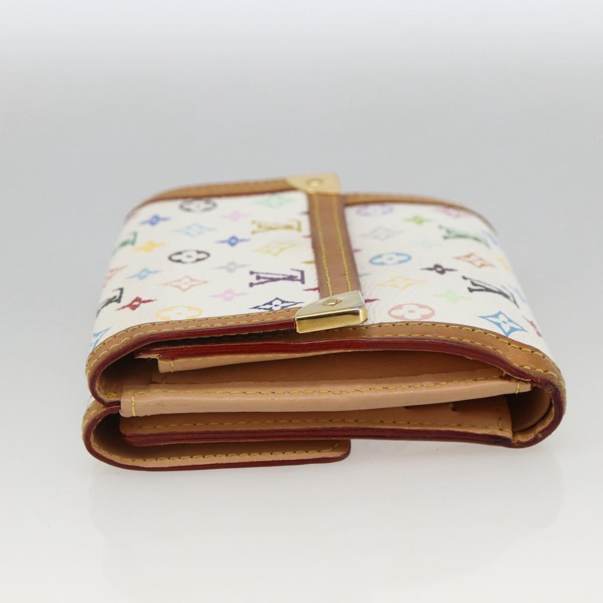 LOUIS VUITTON Multicolor Porte Monnaie Billets Cartes Credit M92983 Auth LNZ413V