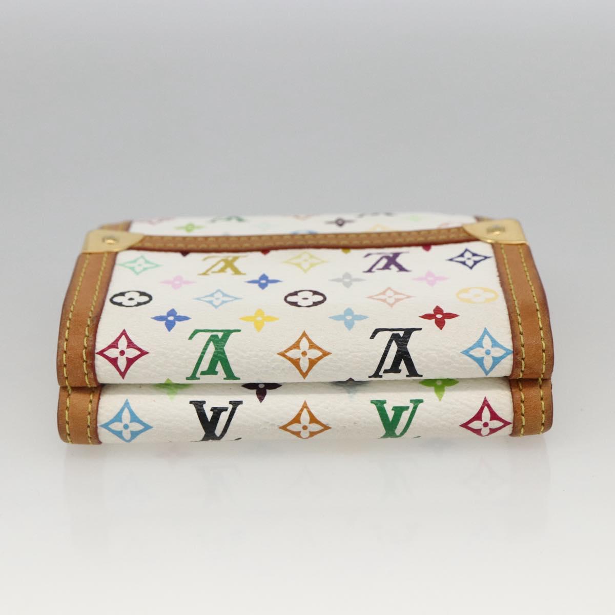 LOUIS VUITTON Multicolor Porte Monnaie Billets Cartes Credit M92983 Auth LNZ413V