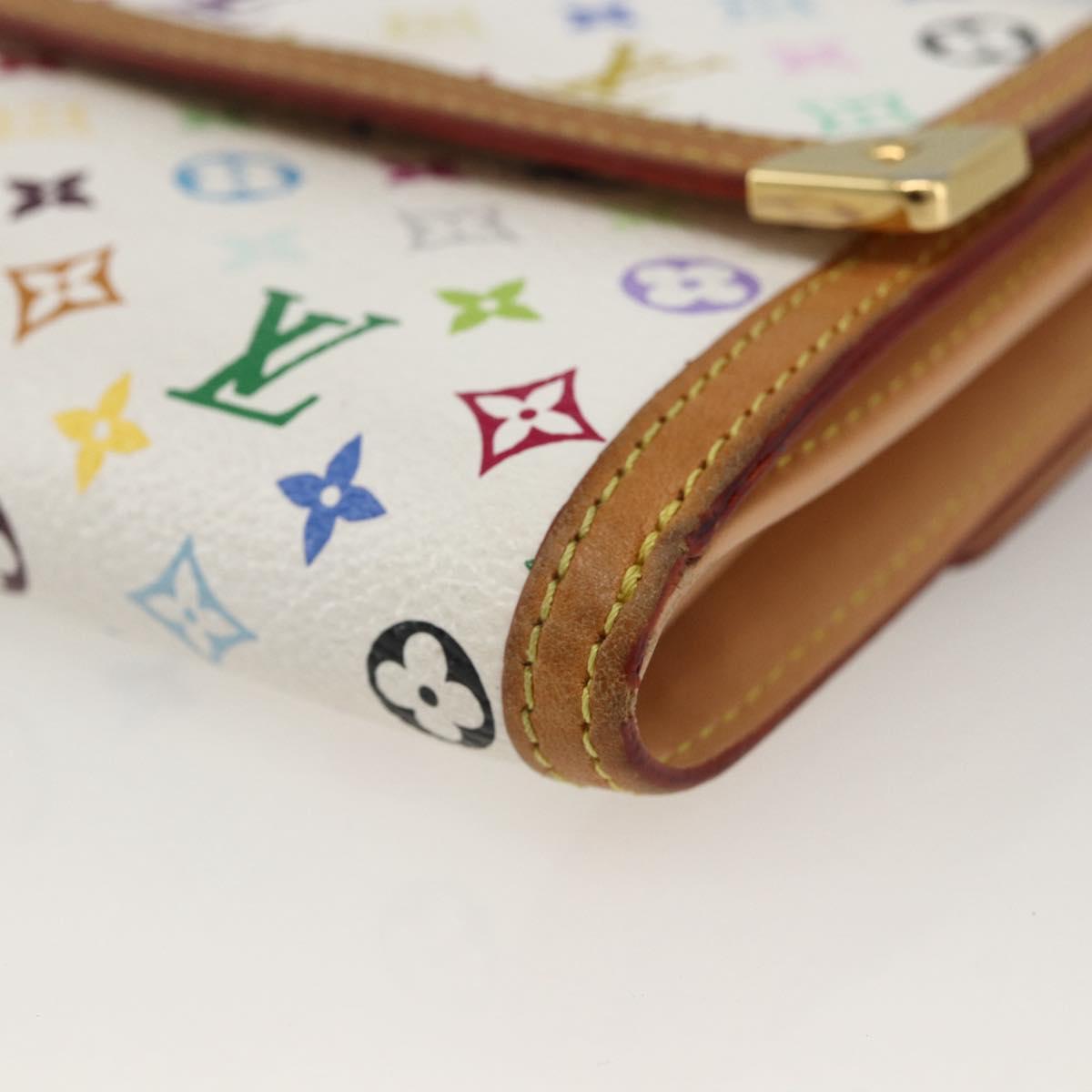LOUIS VUITTON Multicolor Porte Monnaie Billets Cartes Credit M92983 Auth LNZ413V