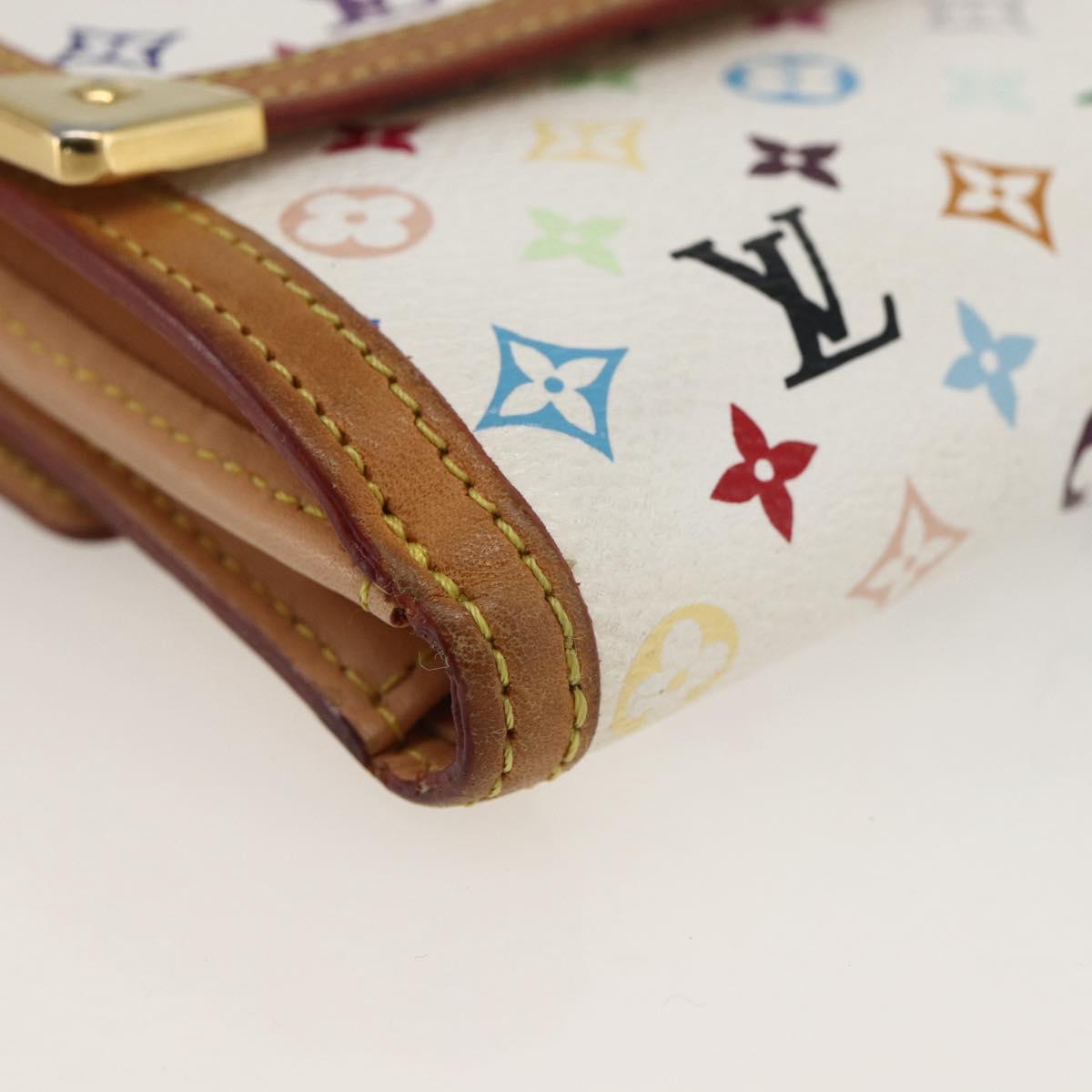 LOUIS VUITTON Multicolor Porte Monnaie Billets Cartes Credit M92983 Auth LNZ413V