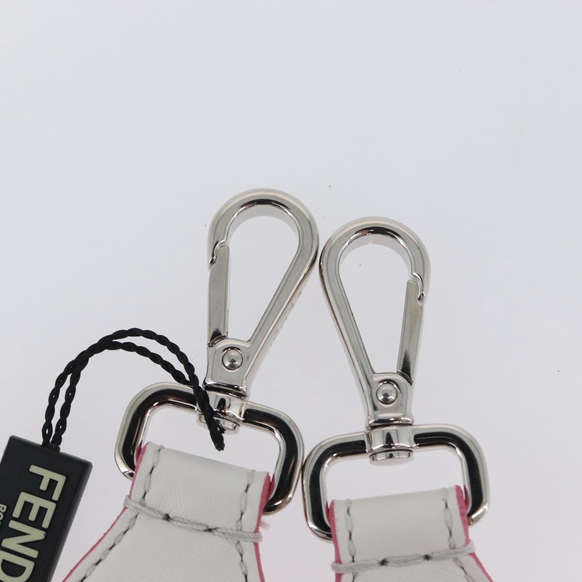 FENDI Shoulder Strap Leather Multicolor Auth LNZ424