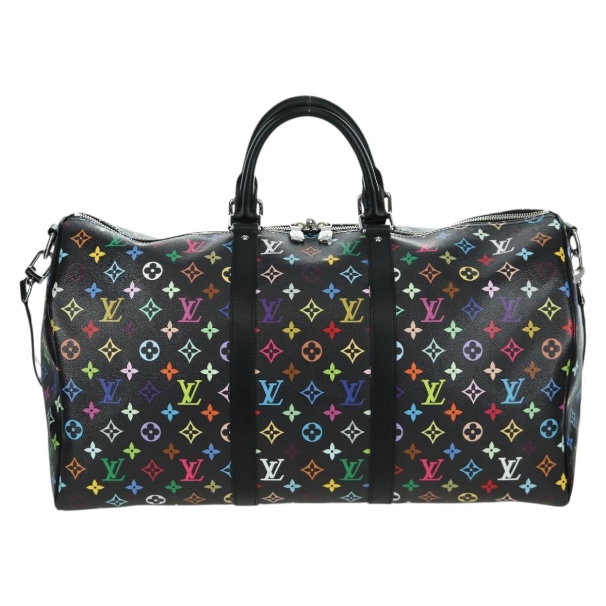 LOUIS VUITTON Multicolor LVxTM Keepall Bandouliere 50 Bag M13745 Auth LNZ430SM