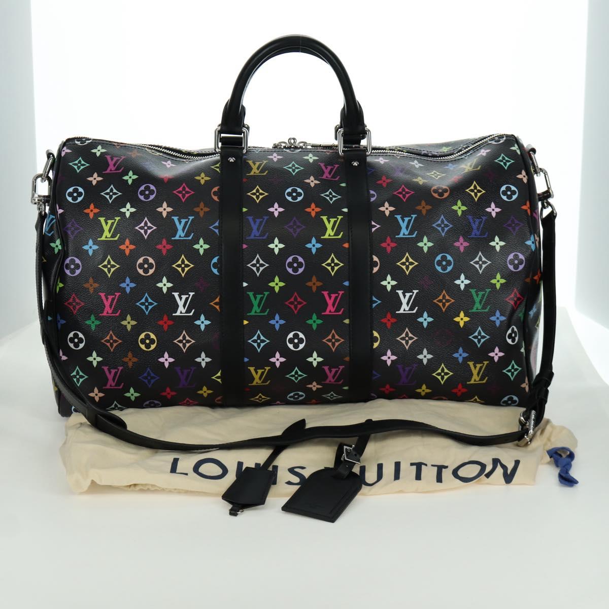 LOUIS VUITTON Multicolor LVxTM Keepall Bandouliere 50 Bag M13745 Auth LNZ430SM