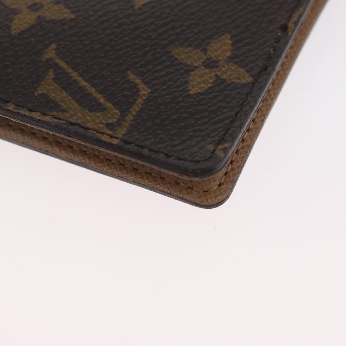 LOUIS VUITTON Monogram T&B Agenda PM Day Planner Cover R21039 LV Auth LNZ436