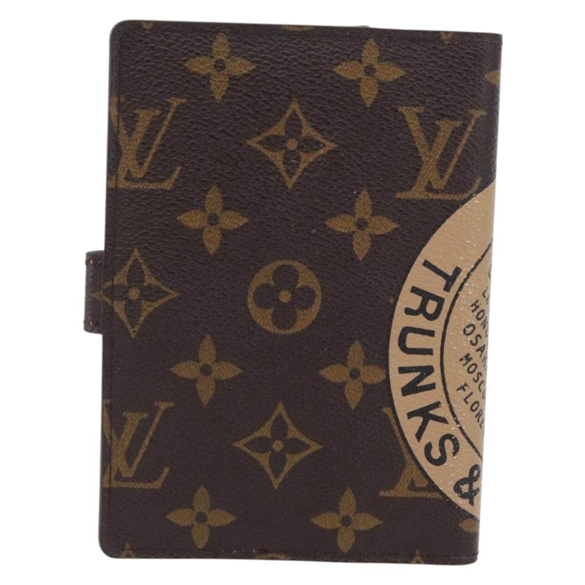 LOUIS VUITTON Monogram T&B Agenda PM Day Planner Cover R21039 LV Auth LNZ436