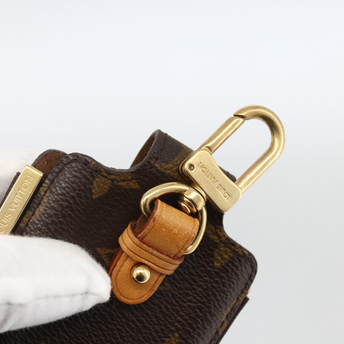 LOUIS VUITTON Etui Telephone International Cell Phone Case M63064 Auth LNZ438